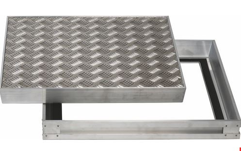 Lamellokk i aluminium med sklisikkert overflate